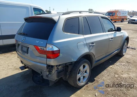 2007 BMW X3 3.0Si from USA, damaged, VIN WBXPC93417WJ00532